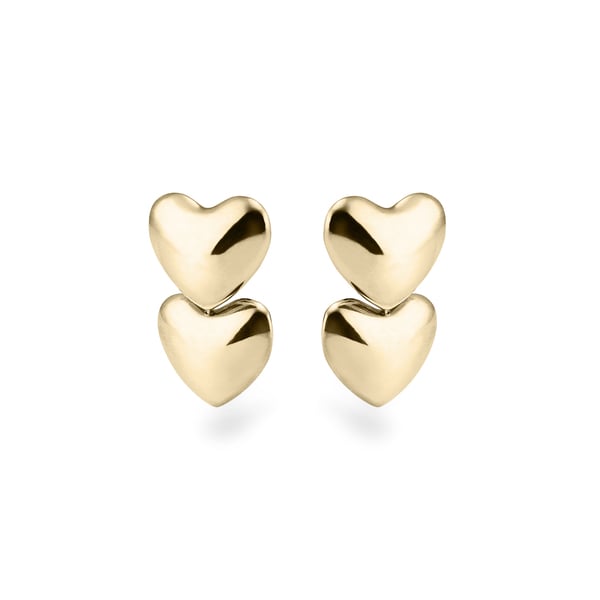 Annika Inez Dual Voluptuous Heart Earrings | goop