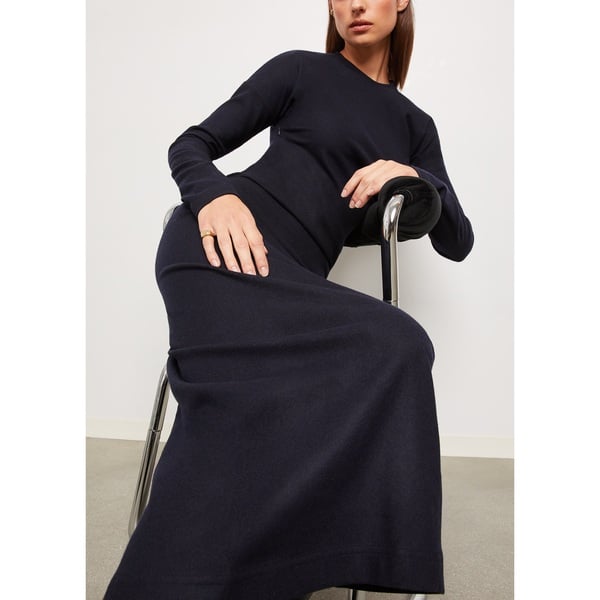 Toteme Twisted Flannel Dress | goop