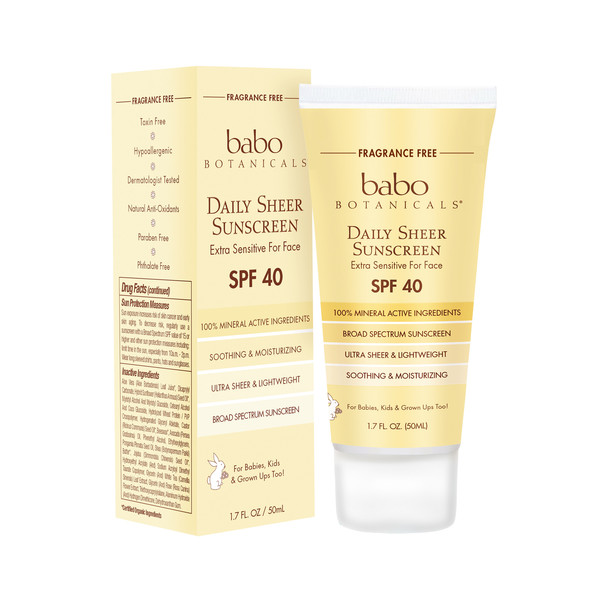 babo botanicals daily sheer sunscreen