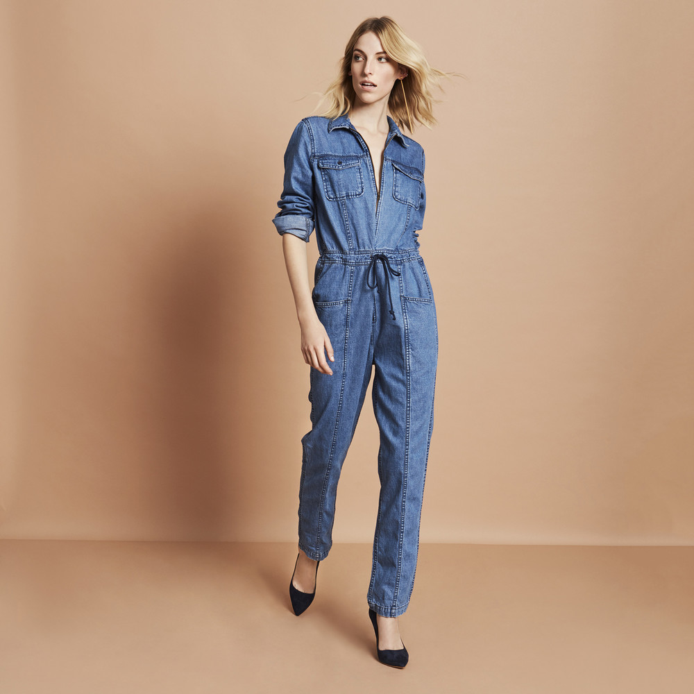 Denim jumpsuit madewell Clearance