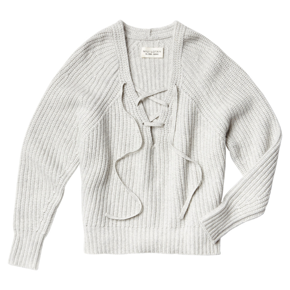 sweater lace up