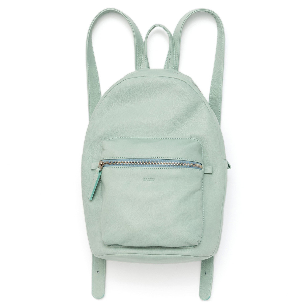 seafoam green backpack
