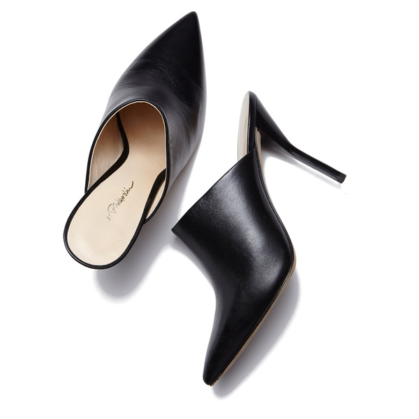high heel mule