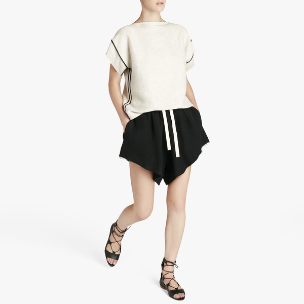 Bassike Soft Triple Flared Short | goop
