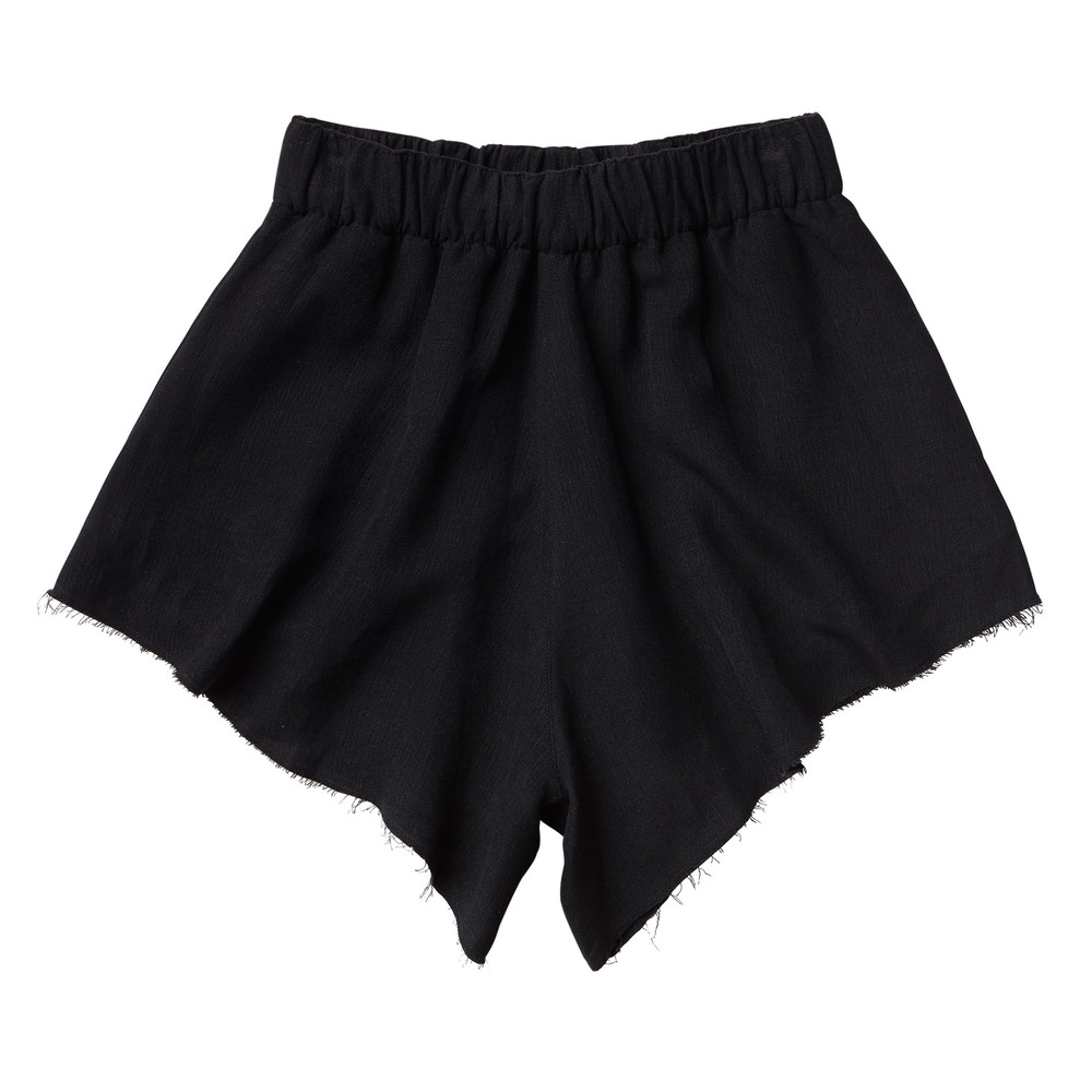 bassike linen shorts