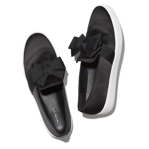 black michael kors slip ons