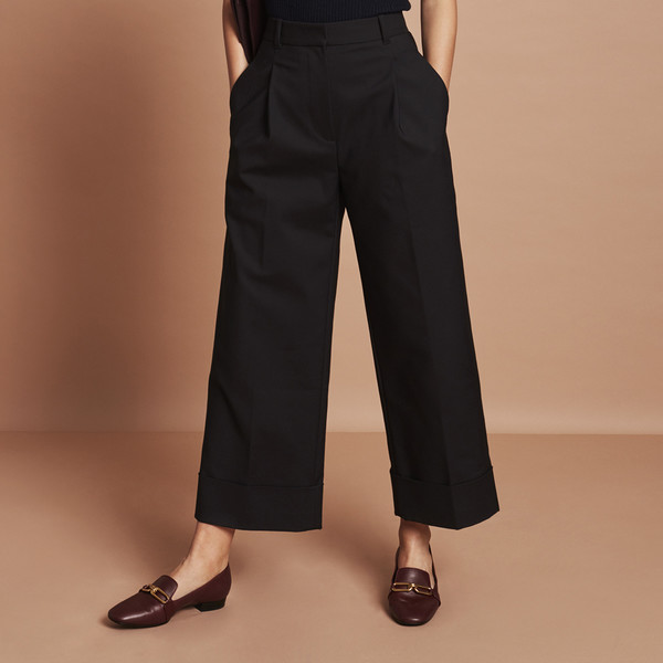 3.1 Phillip Lim Wide-Leg Cropped Pant 