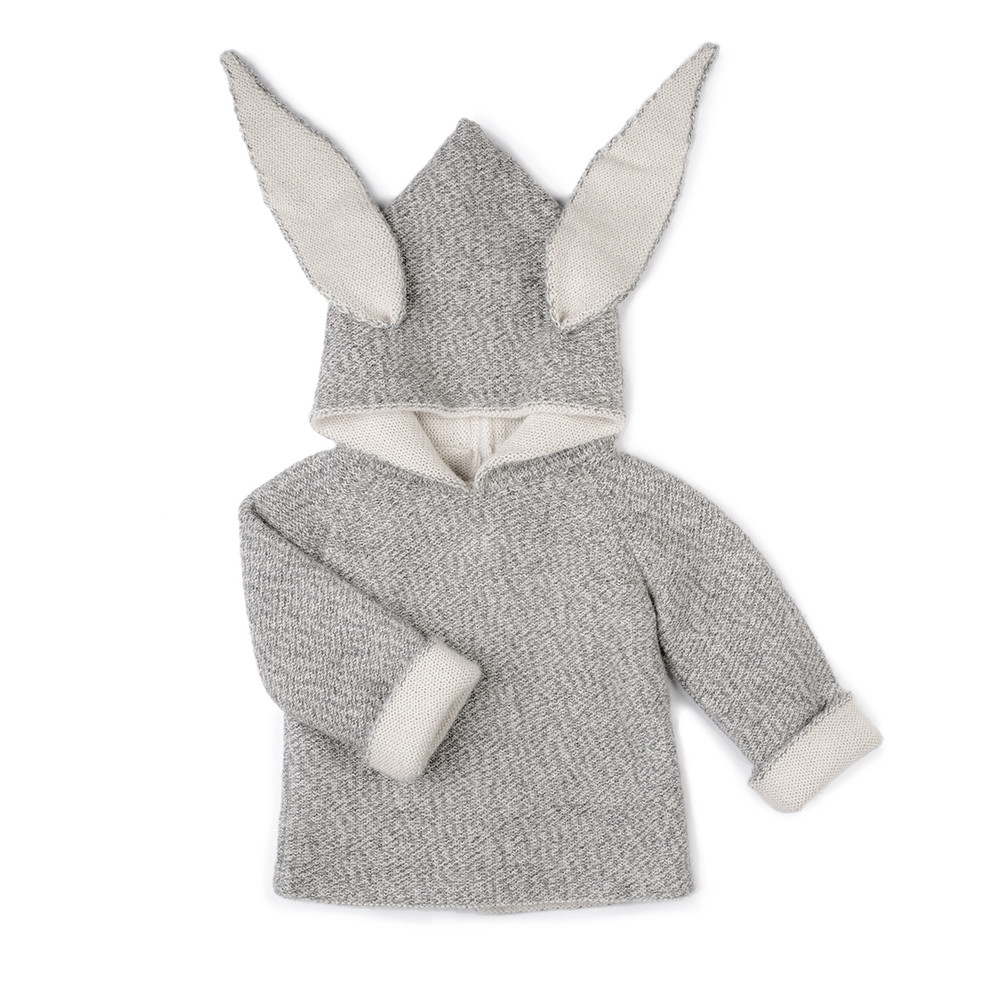Oeuf NYC Baby Alpaca Rabbit Hoodie | goop