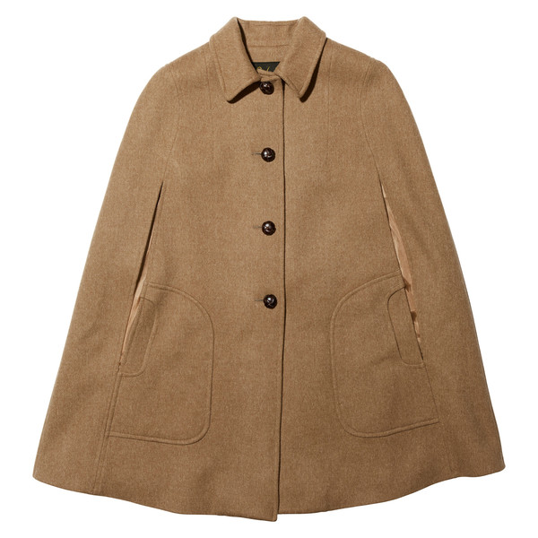 double face cape coat