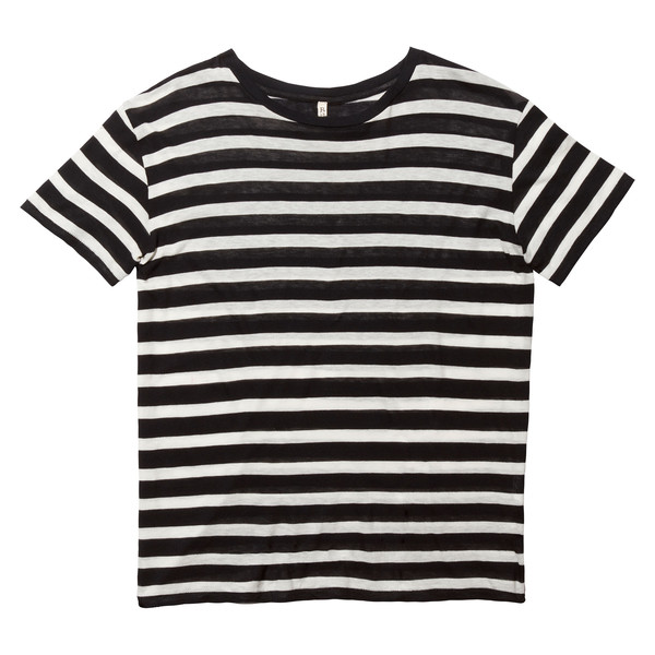 Boys Black and White Stripe T.Shirt 