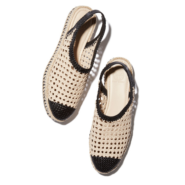 Tory Burch Dandy Woven Flat Espadrille Goop