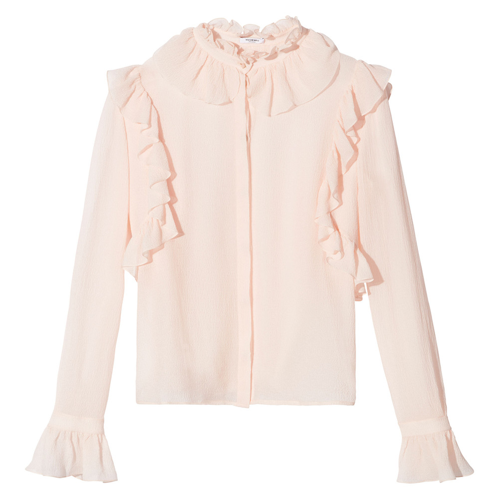 ruffle blouse