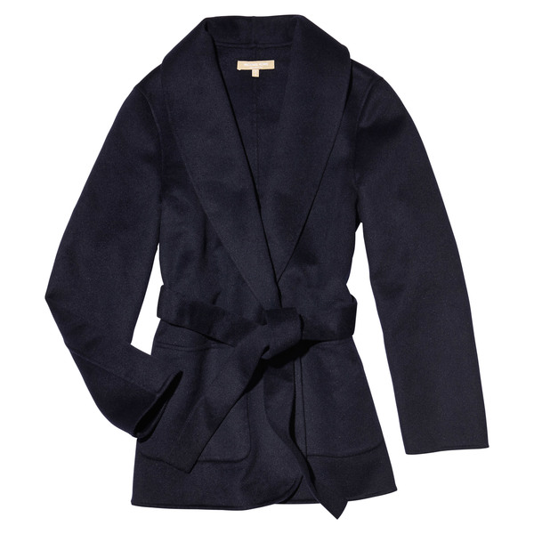 michael kors belted wrap coat