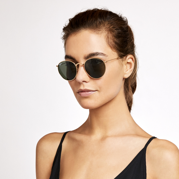 Ray Ban Round Folding Sunglasses Goop