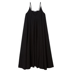 Washed cotton-poplin sleeveless trapeze dress | T by Alexander Wang ...