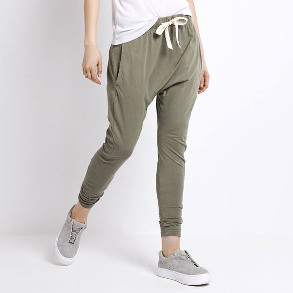 bassike slouch jersey pant
