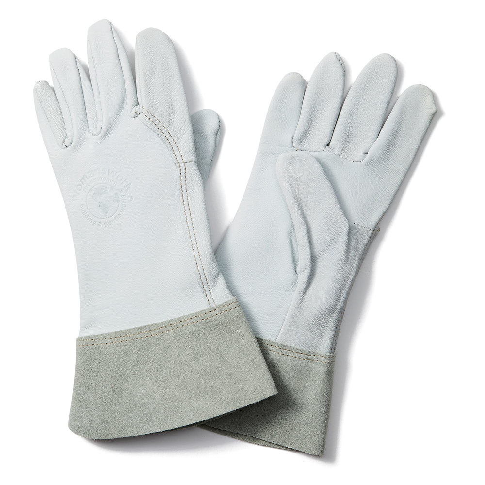 Womanswork Women's Gardeners Gloves In Light Gray
