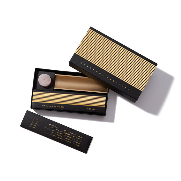 Rose Quartz Burner + Incense Set Cinnamon Projects Goop Shop Goop