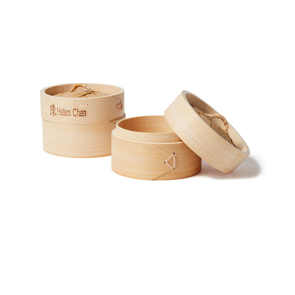 Bamboo Steamer 4" Dim Sum Set of 2 Helen's Asian Kitchen Goop Shop