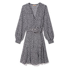 Long-Sleeve Flirt Dress with Belt | Michael Kors Collection - Goop Shop ...