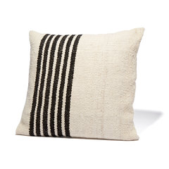 Left Stripe Black Pillow | Sien + Co - Goop Shop - Goop Shop