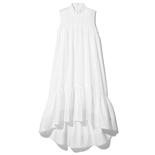 smock neck dress