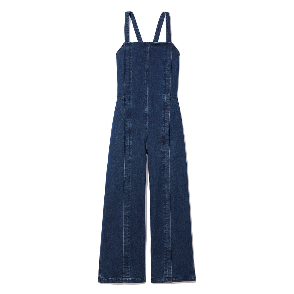 apiece apart carmen denim overall