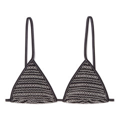 Bella Smocked Triangle Bikini Top | Kisuii - Goop Shop - Goop Shop