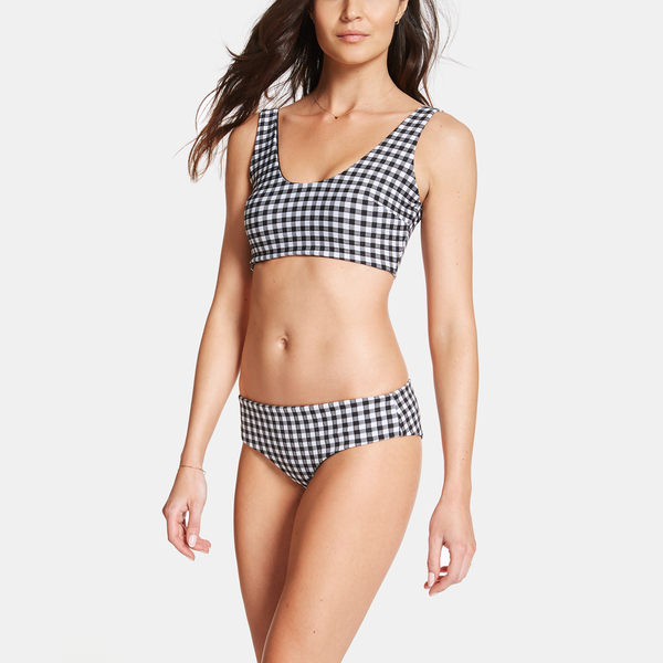 mara hoffman gingham bikini
