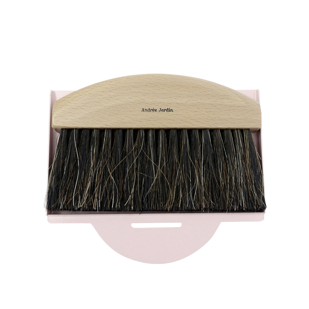 Andree Jardin Table Brush And Dustpan Set In Light Pink