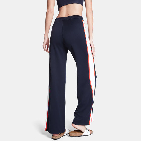 open leg track pants