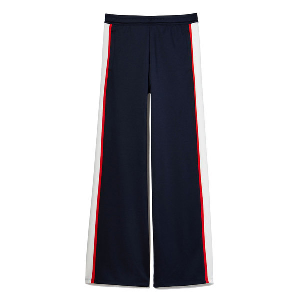 open leg track pants