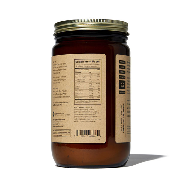 Vanilla Mushroom Adaptogenic Protein Moon Juice Goop Shop Goop Shop