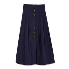Azalia Pleated Corset Skirt | Sea - Goop Shop - Goop Shop