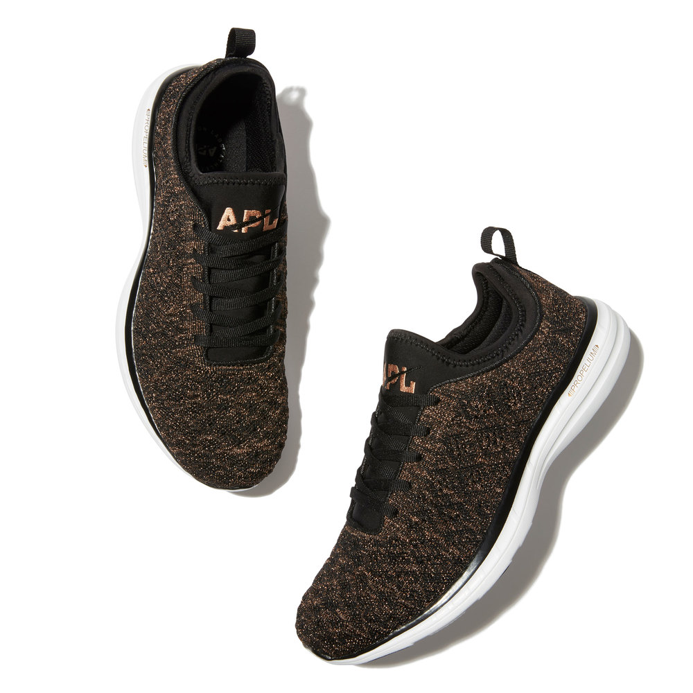 rose gold apl shoes