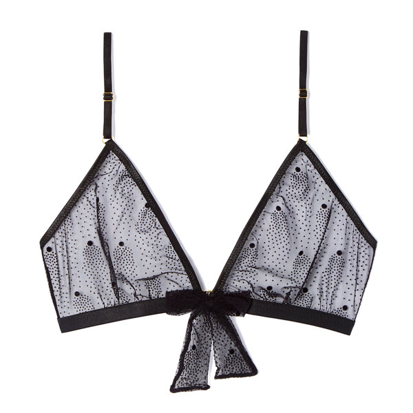 black tie bralette