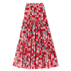 Big Tiered Printed Skirt | La DoubleJ - Goop Shop - Goop Shop