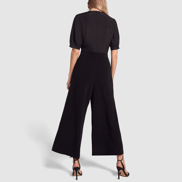 puff shoulder jumpsuit