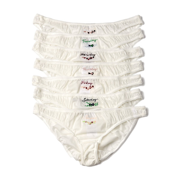 Stella McCartney Knickers Of The Week Set in White