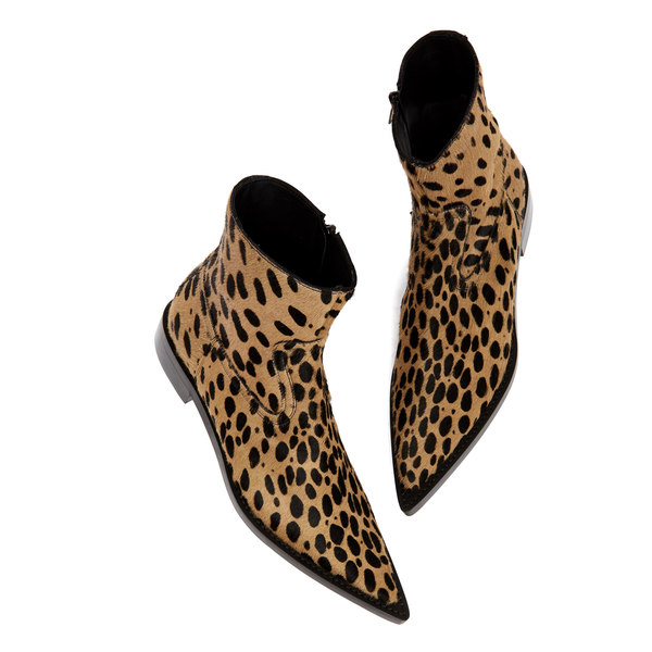 leopard print boots