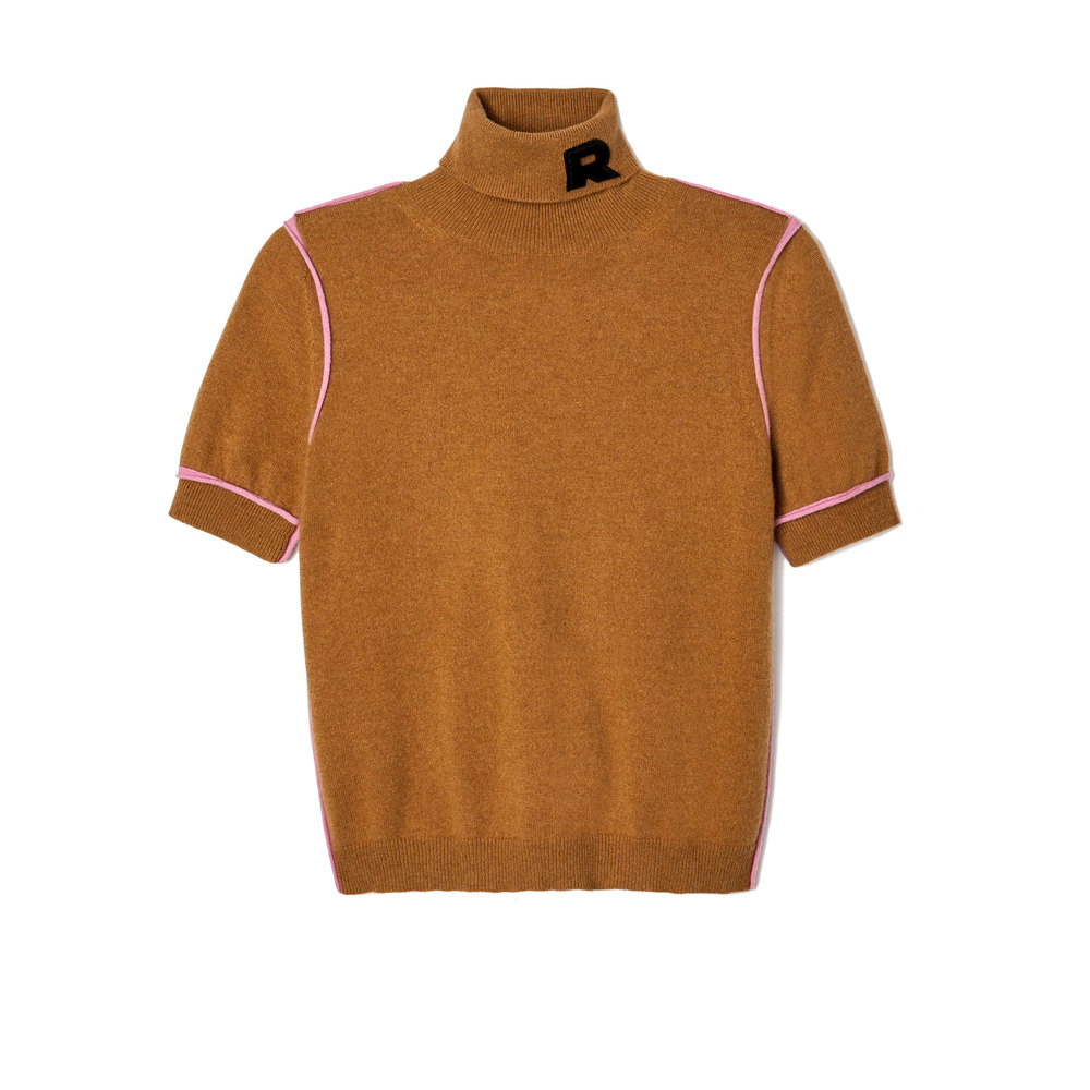 short sleeve cashmere sweater