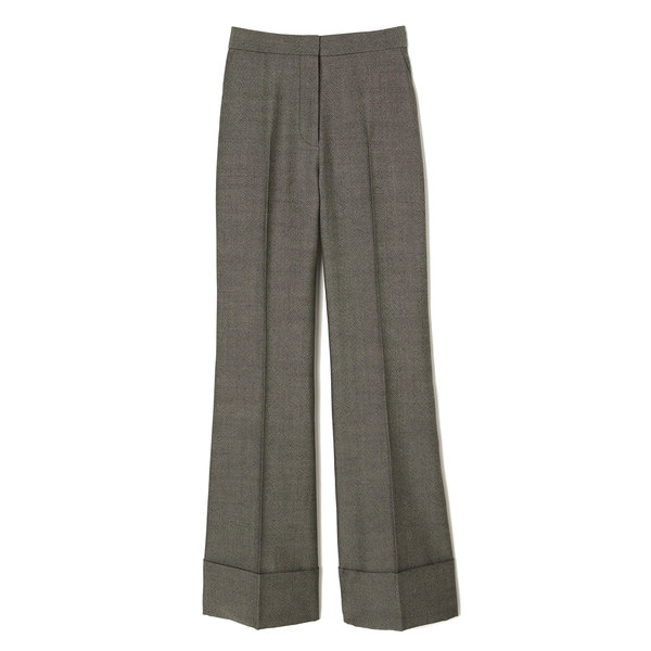 high waisted wool pants