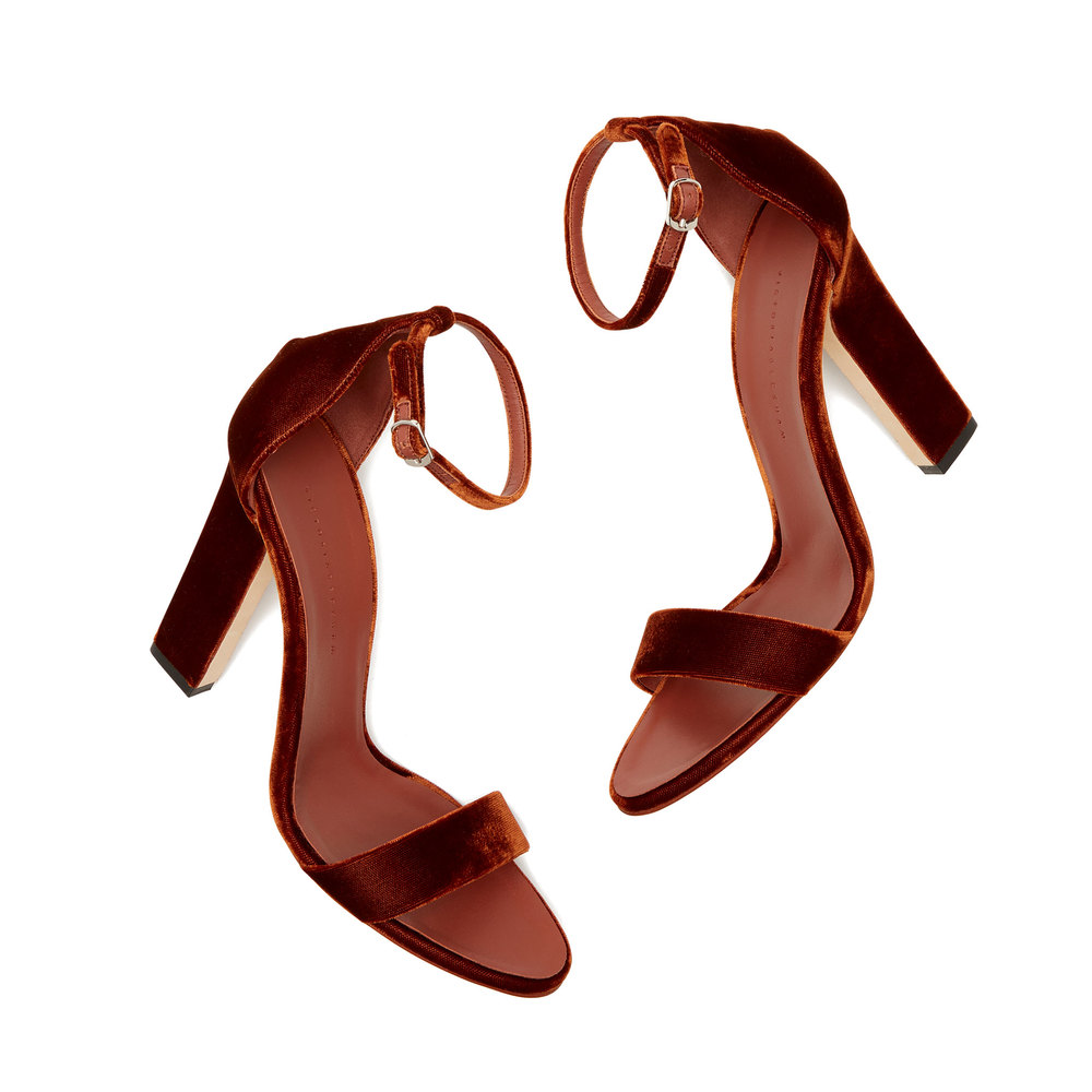 rust coloured heels
