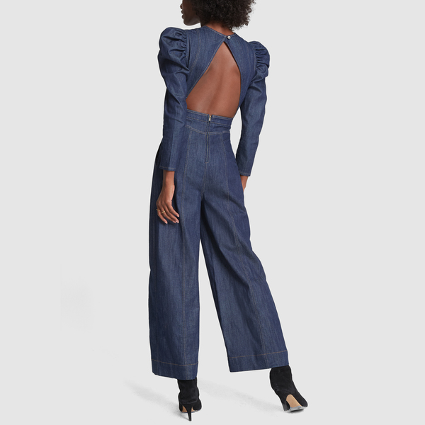 ulla johnson dawn denim jumpsuit