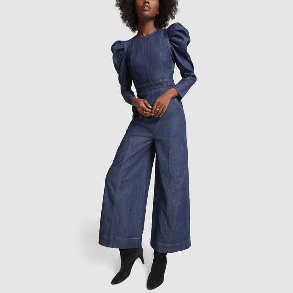 ulla johnson dawn denim jumpsuit