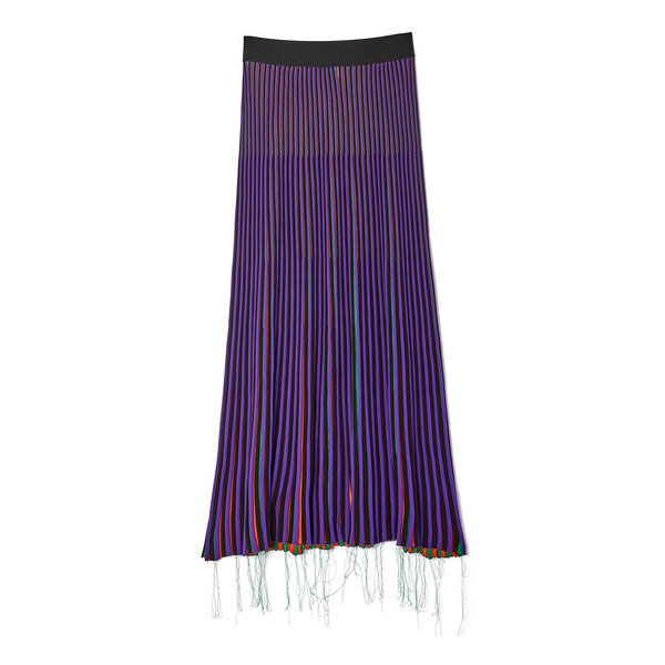 Marni Striped Knit Midi Skirt