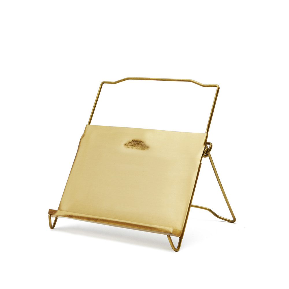 Puebco Cookbook & Tablet Stand In Brass ModeSens