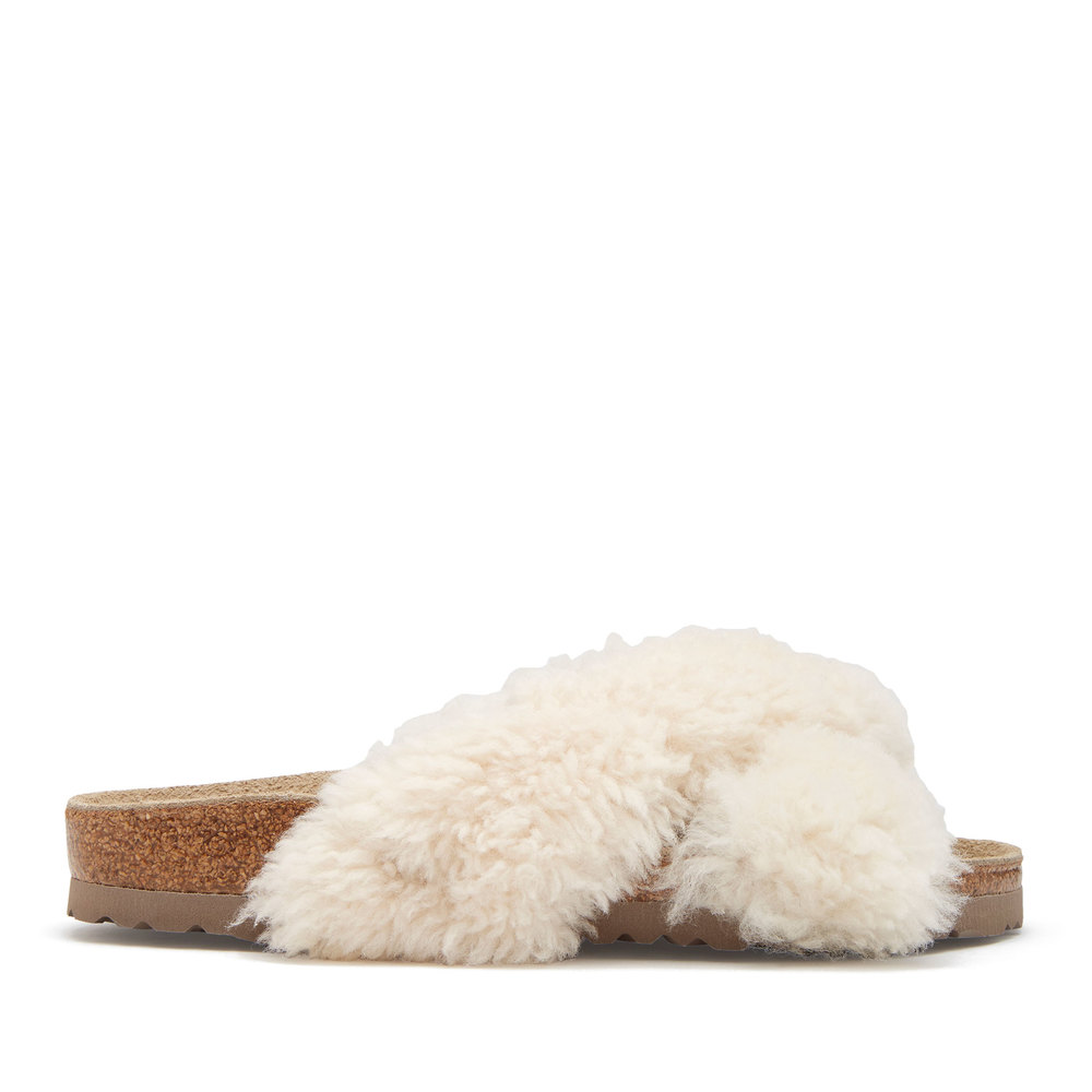 Shearling hot sale daytona birkenstock