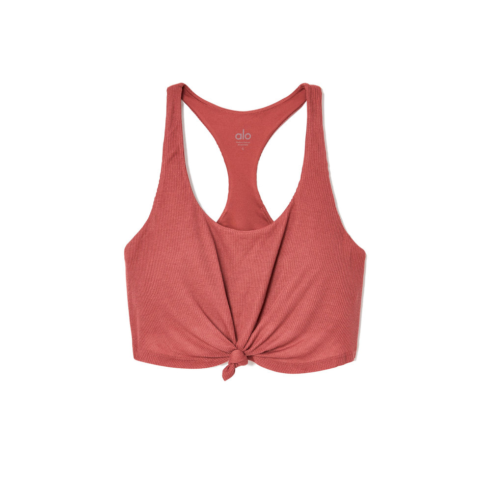 alo knot sports bra