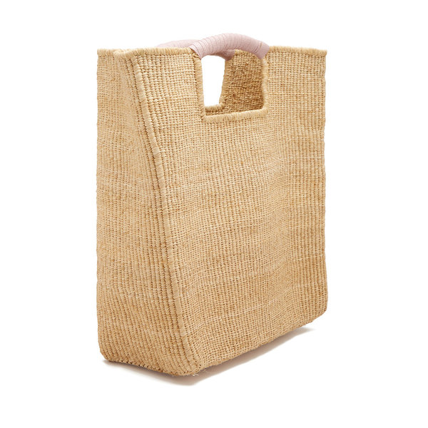 raffia shopping bag